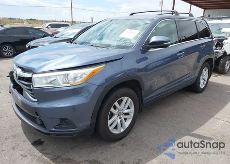 2016 Toyota Highlander Le V6 from USA, damaged, VIN 5TDBKRFH5GS336755